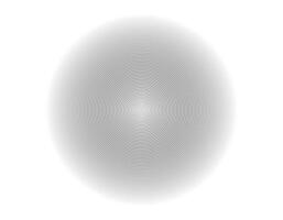 Abstract circle halftone black background. Gradient retro line pattern design. Monochrome graphic. Circle for sound wave. illustration vector