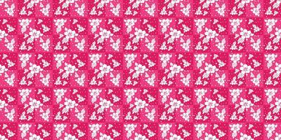 a pink and white pattern with a large design vector