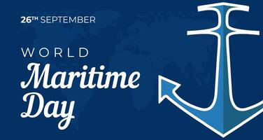 World Maritime Day Illustration vector