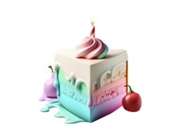 Geburtstag Kuchen isoliert png