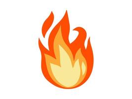 Fire Flame Burning Background Illustration vector