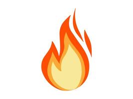 Fire Flame Burning Background Illustration vector