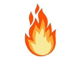 Fire Flame Burning Background Illustration vector