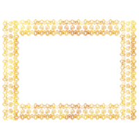 Gold Frame Illustration png