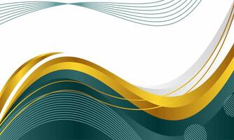 Wave abstract art background template vector