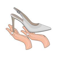 illustration of high heels vector