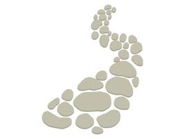 Stone Path Background vector