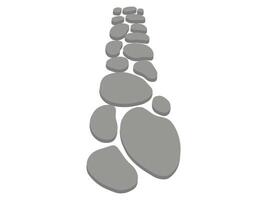 Stone Path Texture Background vector