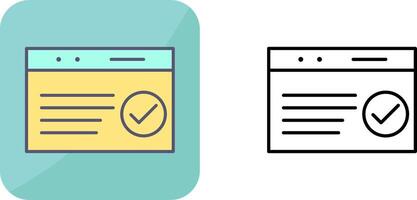 Unique QC Passed Icon Design vector