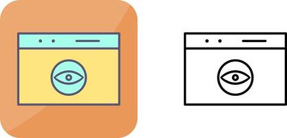 Unique Link Optimization Icon Design vector