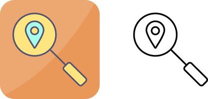 Unique Tracking Services Icon Design vector