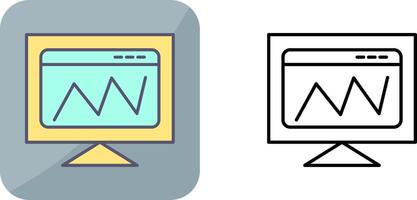 Web Analysis Icon Design vector