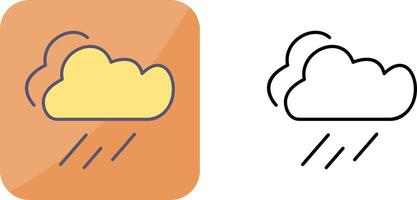 diseño de icono de lluvia vector