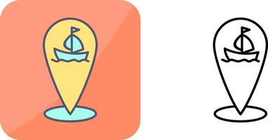 Shipping Location Icon Design vector