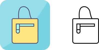 Handbag Icon Design vector