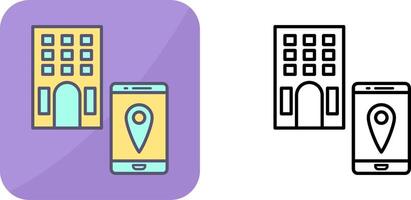 Find Hotel Icon Design vector