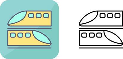 Trains Icon Design vector