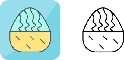 Cream Muffin Icon Design vector