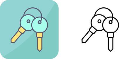 Keys Icon Design vector