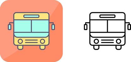 Bus Icon Design vector