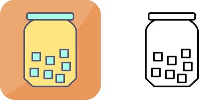 Sugar Bottle Icon Design vector