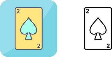 Spades Card Icon Design vector