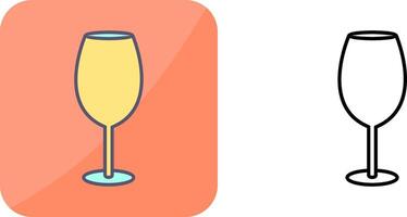 Wine Glass Icon Design vector