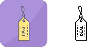 Unique Online Deals Icon Design vector