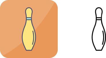 Bowling Pin Icon Design vector