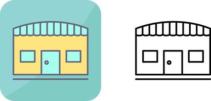 Unique Store Icon Design vector