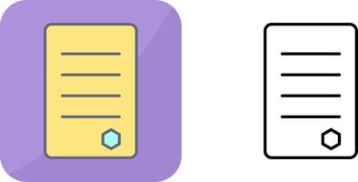 Unique Reports Icon Design vector