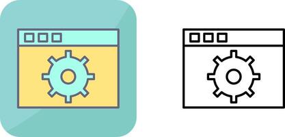 Unique Settings Icon Design vector