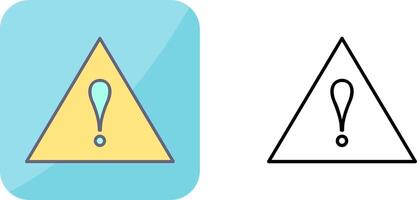 Unique Alert Icon Design vector