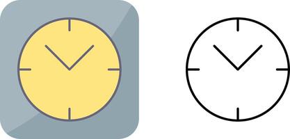 Unique Clock Icon Design vector