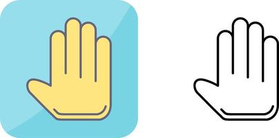 Unique Hand Tool Icon Design vector