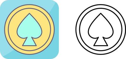 Unique Spade Icon Design vector