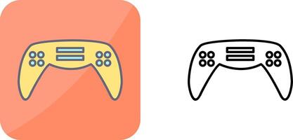 único juego de azar consola icono diseño vector