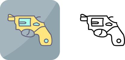 Unique Revolver Icon Design vector