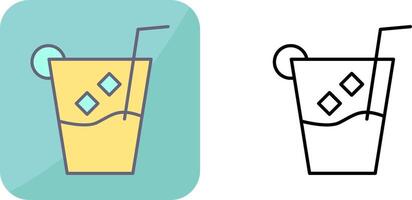 Unique Whiskey Sour Icon Design vector