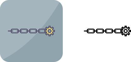 Unique Link Sales Icon Design vector