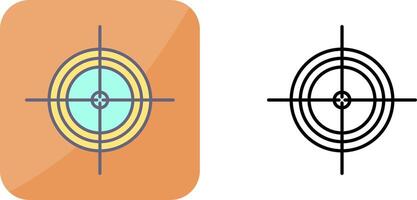 Unique Target Icon Design vector