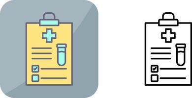 Medical Report Icon Design vector