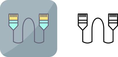 Internet Cable Icon Design vector