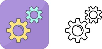 Gears Icon Design vector