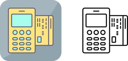 Card Machine Icon Design vector