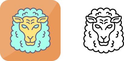 diseño de icono de oveja vector