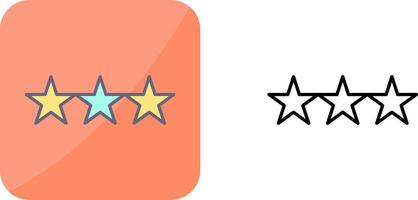 diseño de icono de estrellas vector