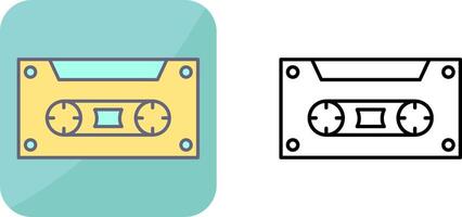 casette icono diseño vector