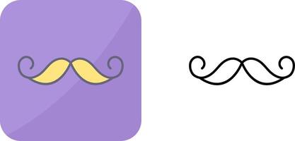 Moustache Icon Design vector