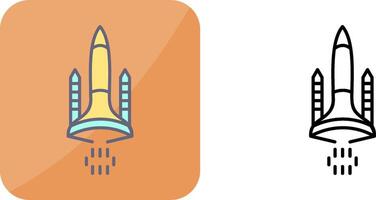 Space Shuttle Icon Design vector